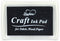 Craft Ink Pad for Rubber Stamps, Paper, Wooden, Fabric, Scrapbooking, Non-Toxic Finger Ink Pads for Kids (Black)...