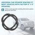 6X9 Universal Plastic Vehicle Speaker Spacer Ring Adapter, 6x9 Inch Car Speaker Spacer Mounting Bracket Adapter Refit Audio Speaker Mat, 1 Pair...