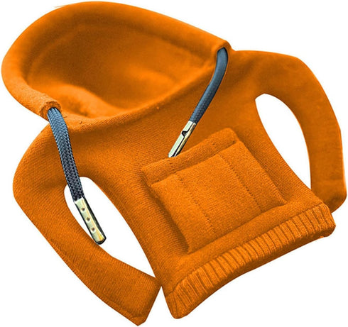1 Pc Orange Car Gear Shift Hoodie Cover,Sweatshirt Auto Gear Shift Knob Cover Car Shifter Hoodie Gear Shift Lever Knob Cover Car Interior Decorati...