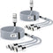 Multi Charging Cable, Multi 3 in 1 iPhone Charging Cable, Lightning/Type-C/Micro USB Universal Port Adapter,1.8M/6FT Long Nylon Braided Phone Char...