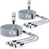 Multi Charging Cable, Multi 3 in 1 iPhone Charging Cable, Lightning/Type-C/Micro USB Universal Port Adapter,1.8M/6FT Long Nylon Braided Phone Char...