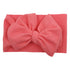 KIDOCHEESE Big Bows Headbands with Elastics Nylon Oversized Head Wraps and Large Hair Accessories for Newborns, Infants, Toddlers, and Kids...