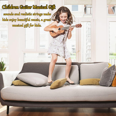 Kids Toy Ukulele Guitar,Classical 17inch 4 String Mini Children Guitar with Pick,Educational Musical Instrument Toy for Toddlers and Preschoolers...