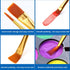 AROIC Acrylic Paint Brush Set, 2 Packs / 20 pcs Nylon Hair Brushes for All Purpose Oil Watercolor Painting Artist Professional Kits (Black)...