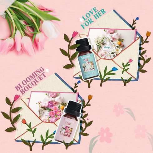 SALKING Fragrance Oil Gift Set for Mom, Premium Essential Oil for Diffuser, Scented Oil Gift for Mother's Day, Diffuser Oil for Soap & Candle Maki...