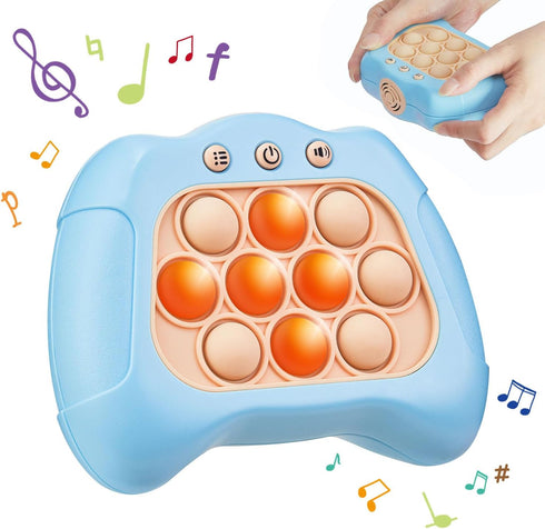 Quick Push Game for Kids 8-12,Pop Sensory Fidget Toys for Kids 6-12,Birthday Gifts for Boys and Girls (Light Blue)...