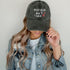 Women's Ponytail Baseball Cap Boat Hair Don't Care Embroidered Vintage Dad Hat...