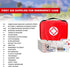 Travel-First Aid-Kit Car-Home 300PCS Survival-Kit Outdoor-Adventure - Small Portable Red Emergency Essential Sets Office Hiking Camping Business P...