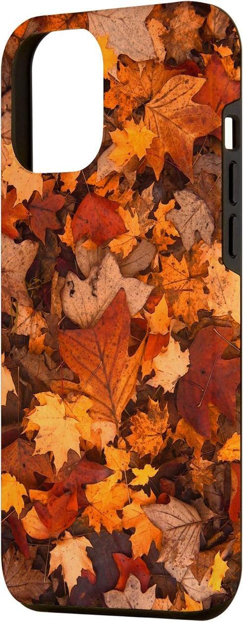 iPhone 12 Pro Max Autumn Season Happy Fall Leaves Thanksgiving Cell Phone Case...