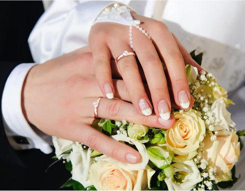 Junkin 48 Pieces Ring Bridal Wedding Fake Rings Decorations Diamond Engagement Rings Bridal Shower Rings Diamond Rings for Party Supply (Rose Gold...
