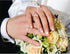 Junkin 48 Pieces Ring Bridal Wedding Fake Rings Decorations Diamond Engagement Rings Bridal Shower Rings Diamond Rings for Party Supply (Rose Gold...