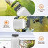 Mini Strong Magnetic Aquarium Fish Tank Glass Cleaner - Double Side Floating Aquarium Magnetic Brush, Algae Scrapers Cleaning Tools for 1/4 Inch T...