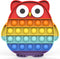 Pop Fidget It Toy,Push Pop Bubble Fidget Sensory Toy,Autism, Stress, Anxiety Toy for Kids and Adults(Rainbow-Owl)...