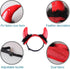 Pet Halloween Headband, Adjustable Devil Horn Hat for Dogs, Cat Halloween Costume Headwear Accessories, Pet Demon Headgear Cosplay for Puppy Kitte...