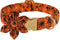 Halloween Dog Collars for Small Dog with Flower Tie,Fall Black Spider Dog Collar with Safety Metal Buckle Adjustable Puppy Collars for Medium Larg...