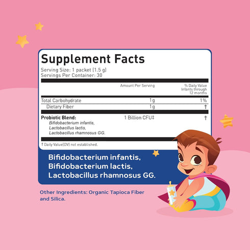 Lovebug Award Winning USDA Organic Probiotic for Infants | Ages 0-6 Months | Helps with Colic, Reflux, Diarrhea, Constipation & Gas | Tasteless Po...