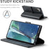 for Samsung Galaxy Note 20 5G Wallet Case with RFID Blocking Credit Card Holder, PU Leather Folio Flip Kickstand Shockproof Cover for Women Men (B...