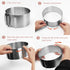 2 Pack 6-12 Inch Cake Mold Ring, Retractable Stainless Steel Adjustable Round Mousse Cake Ring Milk Bar Mold Cake DIY Baking Mould Tool...