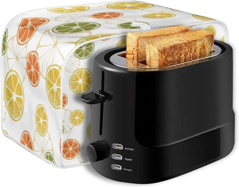 FOR U DESIGNS Toaster Oven Cover Lemon Pattern Toaster Dust Cover 2 Slice Kitchen Small Appliance Covers Durable Washable Bread Maker Cover...
