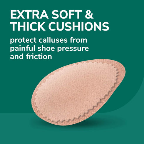Dr. Scholl's Extra Thick Callus Remover, 4ct // Helps Soften Hard Calluses and Cushions for All-Day Pain Relief...