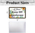 Please Keep Off Landscape Tin Sign, Colorful Flower Pattern Plaques Metal 12x8 Inches...