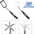 NEIKO 20736A (6) Piece Set, Magnetic Tool & Telescoping Mirror Set, Adjustable Telescoping Magnetic Pickup Tool, Flashlight 15lb Retriever Tool, 3...