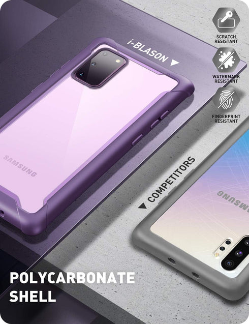 i-Blason Ares Series Designed for Samsung Galaxy S20 FE 5G Case (2020 Release), Dual Layer Rugged Clear Bumper Case with Built-in Screen Protector...