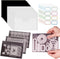 20 Pcs/Set 7x9.4inch Stamp and Die Storage Bag and 9.3x6.8inch Rubber Magnetic Sheets,Die Storage Set for Storage Die Cutting Card Making Supplies...