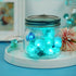 BOHON Natural Fluorite String Lights Battery Operated with Remote Sea Glass Raw Stones Decorative Lights 6.5ft 20 LEDs String Lights for Bedroom P...