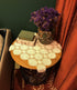Beige Handmade Crochet Cotton Table Cloth Lace Doilies Square Lace Tablecloths 24 Inches....