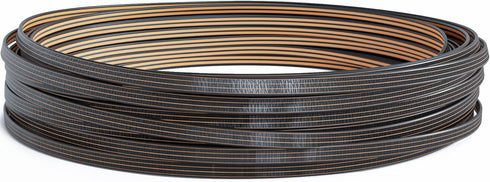 Gradient Dark Brown Wicker Repair Material Fix Kit Rattan Plastic Vinyl Material for Patio Furniture Chair, Sofa, Table Repair Replacement (0.5 LB...
