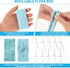 Portable Dental Floss Case Automatic Dental Floss Pick Organizer Case Travel Flosser Dispenser Storage Case Refillable Holder Boxes with 10 Floss ...