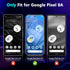 3 Pack Google Pixel 8a Screen Protector,9H Tempered Glass Film,Fingerprint Unlock Support, Full Coverage HD Clear Anti Scratch Bubble-Free Case Fr...