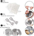 DINGPAI Candle Making Supplies, DIY Candles Craft Tools Including Candle Make Pouring Pot, Candle Wicks, Candle Wicks Sticker, 3-Hole Candle Wicks...