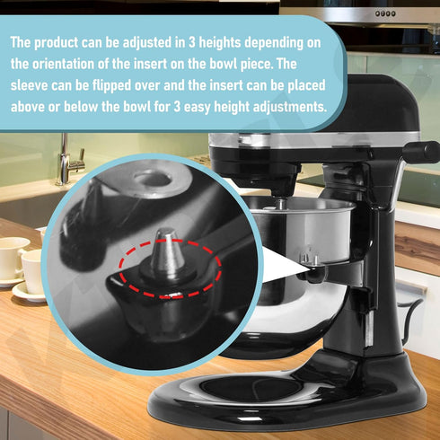 3 Different Height Adjustments for the KitchenAid Bowl-Lift Stand Mixer, Improve Bowl Does Not Come Close Enough to The Bottom, Allow the Food to ...