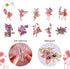90 Pieces Fairy Stickers for Scrapbook, Transparent Flower Fairy Patch for Scrapbooking Hand Ledger Phone Case Laptop Diary DIY Crafts - (Undertin...