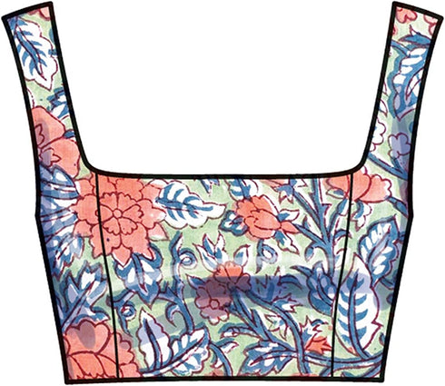 New Look Easy Misses' Bra Tops and Wrap Skirt Sewing Pattern Kit, Code N6722, Sizes 6-8-10-12-14-16-18, Multicolor...