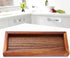 Wooden Serving Tray,Rectangle Wooden Tea Tray Fruit Snack Candy Dish Coffee Table Tray Countertop Organizer for Kitchen Countertop Home Decor (20 ...