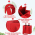 Hi.FANCY Felt Cloth Beer Bag, Protable Large Wine Cardboard Bottle Carriers with Carry Handle, 2 Bottle Wine Carrier Flexible Divider for Travel P...