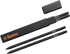 4pc Black Pencils #2 Set | All Black Wood Writing Pencils with Travel Case...