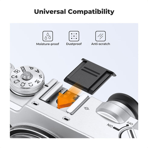 K&F Concept Rear Lens Cap & Body Cap Cover & Hot Shoe Cover Kit for Pentax K Mount Camera Lens K3 K3 II K70 KS1 KS2 K500 K50...