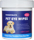 Pet Eye Wipes for Dogs & Cats - Gently Remove Tear Stain, Eye Debris, Discharge, Mucus Secretions - Aloe & Chamomile Pet Cleaning Grooming Deodori...