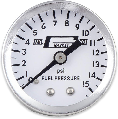 Mr. Gasket 1561 Fuel Pressure Gauge 1.500 in....