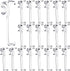 Blulu 3 Inch Valance Clips Window Blind Hidden Clip Clear Plastic Retainer Latent for Horizontal Blind(30 Pieces)...
