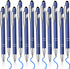 12 Pcs Blue Ink Ballpoint Pen with Stylus Tip, 1.0 mm Metal Pen Stylus Pen for Touch Screens, 2 in 1 Thank You Pen Gift for Friends, Colleagues, C...