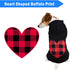 Dog Hoodie Sweater for Dogs Pet Clothes Black Buffalo Plaid Warm and Soft Breathable Cozy(XS)...