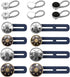 Pants Button Extender Shirt Collar Extenders: 8 Pcs Jeans Waist Silicone Button for Mens and Women - 6 Neck Extenders Dress Shirts...