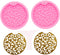 2PCS DIY Round Coaster Silicone Mold for Epoxy Resin Casting Molds Resin Coaster Mold Diameter 7cm/2.76 inch, Molds for Casting, Home Decoration...