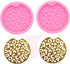 2PCS DIY Round Coaster Silicone Mold for Epoxy Resin Casting Molds Resin Coaster Mold Diameter 7cm/2.76 inch, Molds for Casting, Home Decoration...