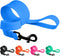 CollarDirect Waterproof Dog Leash Small Medium Large Durable Pet Leashes for Walking Training Running Pink Black Blue Orange Green (M, Blue)...